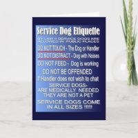 Service Dog Etiquette