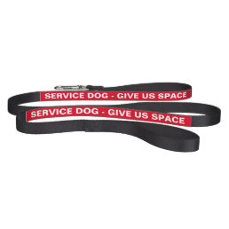 Service dog - give us space leash