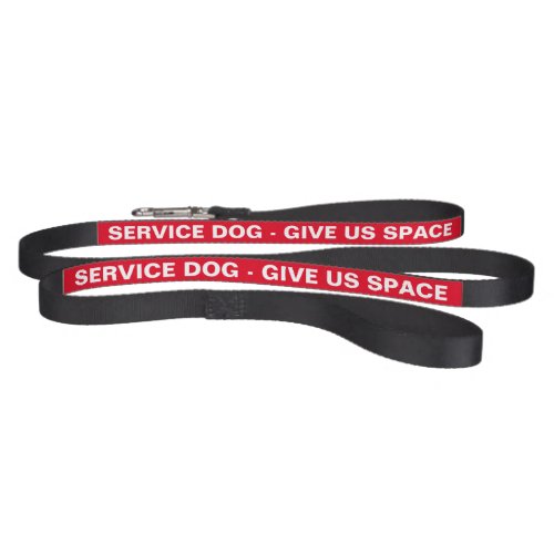 Service dog _ give us space leash