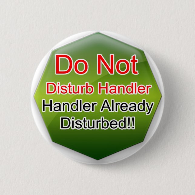 Service Dog Helpers Green Jelly Button (Front)