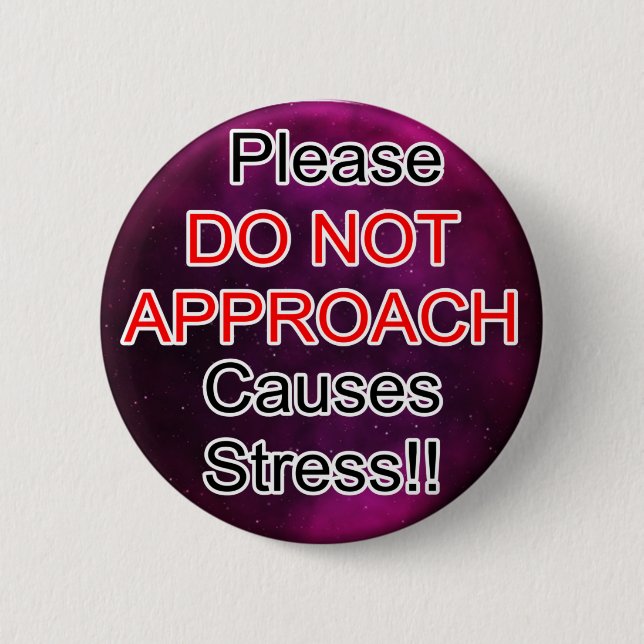 Service Dog Helpers Purple Space Pinback Button (Front)