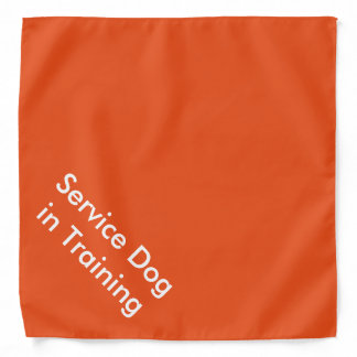 Service Dog in Training Bandana