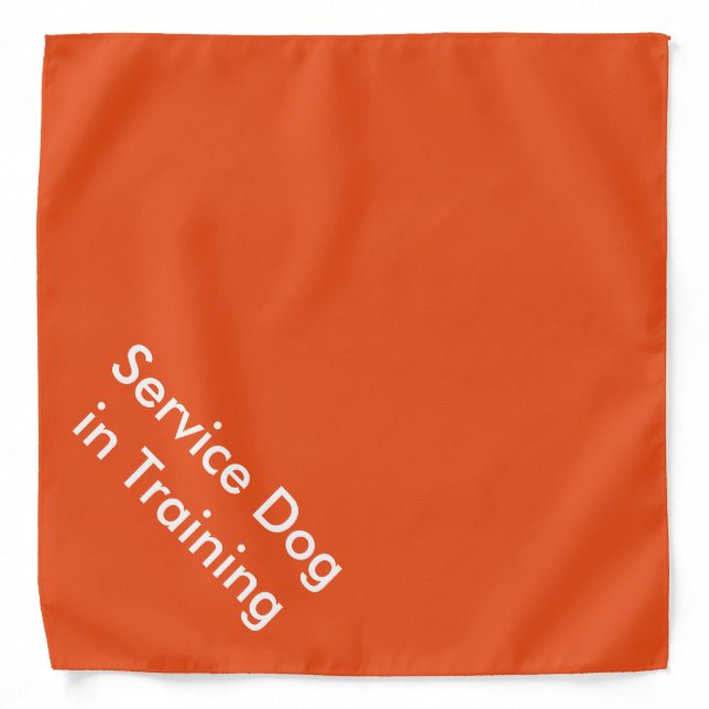 Service Dog in Training Bandana (Front)