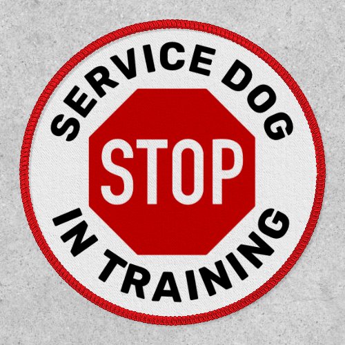Service Dog In Training Do Not Pet Patch