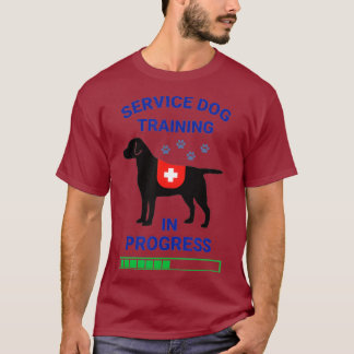 Service Dog in Training Registered Trainer Lab T-Shirt