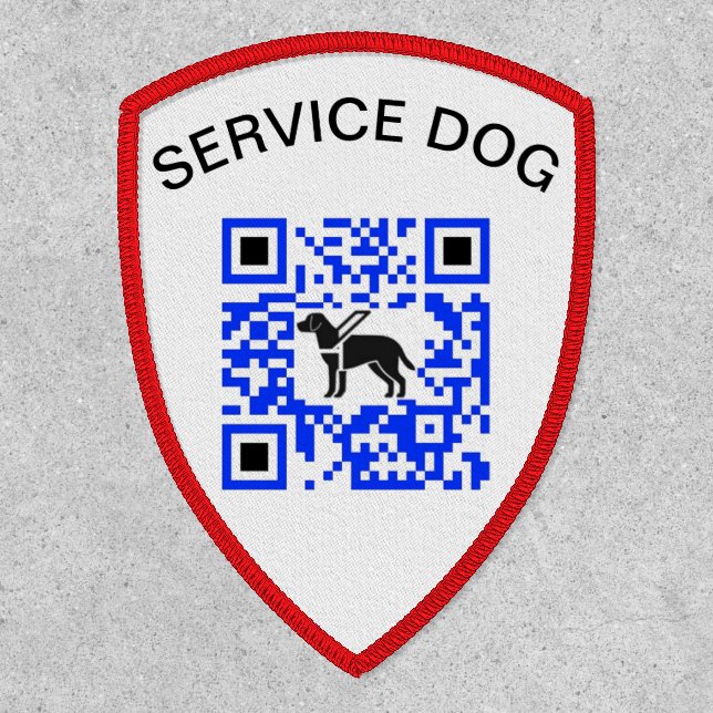 Service Dog Information Patch (Front)