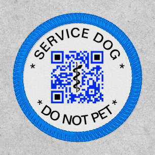 Service Dog Information Patch