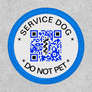 Service Dog Information Patch