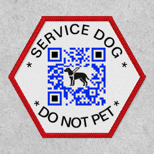 Service Dog Information Patch