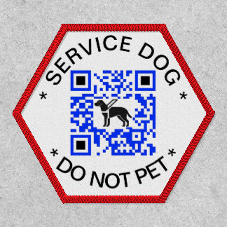 Service Dog Information Patch
