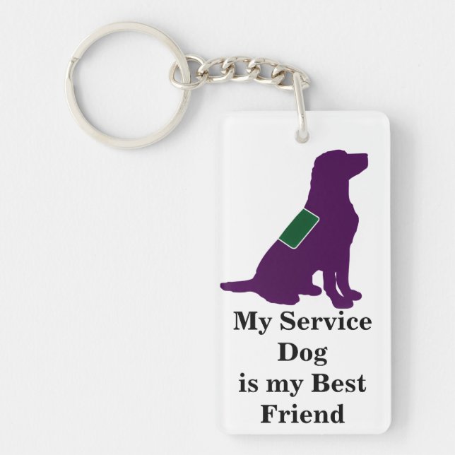 Service Dog Keychain (Front)