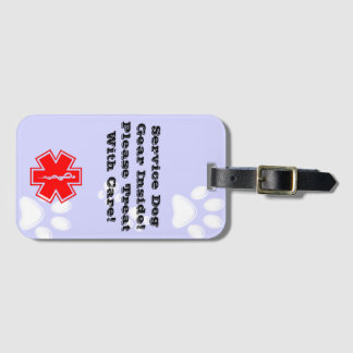 Service Dog Luggage Tag