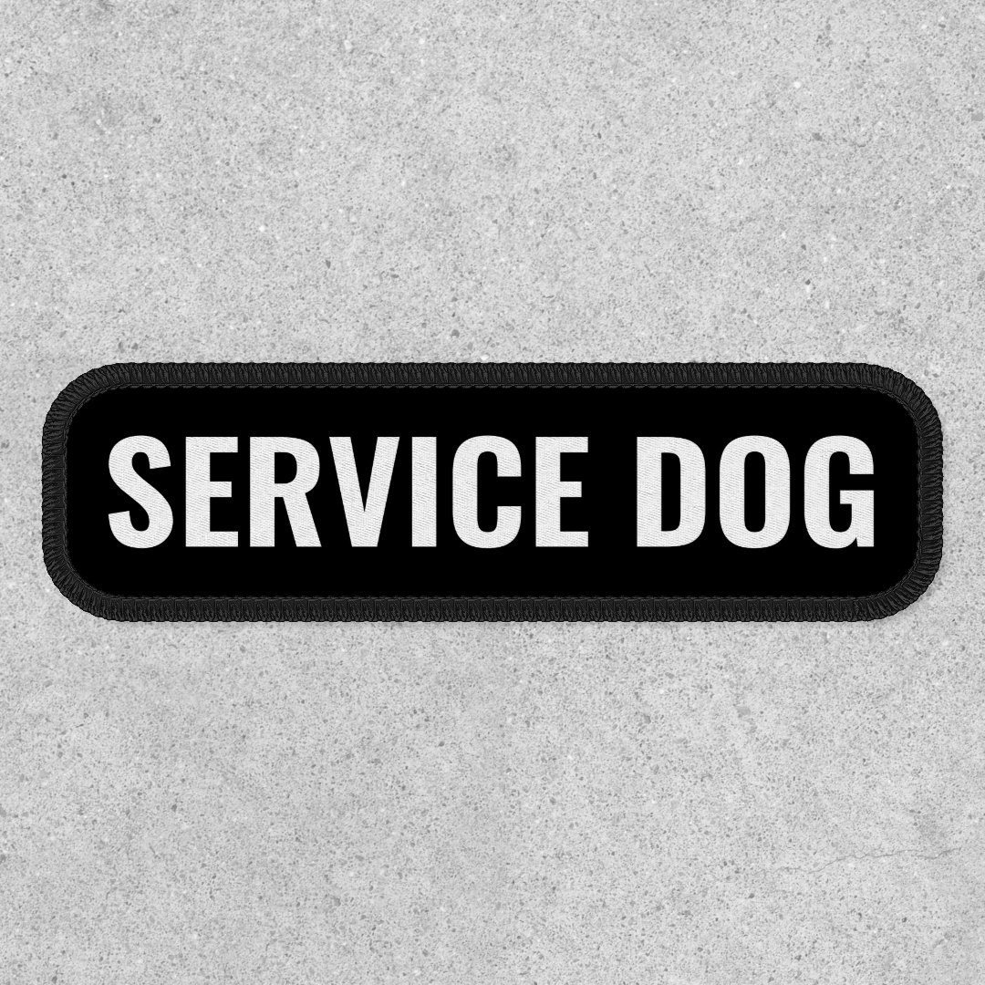 Service Dog Patch Zazzle