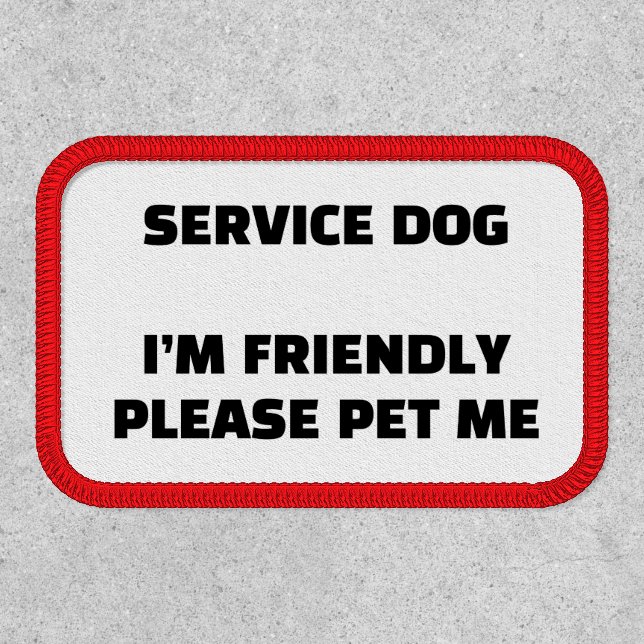Service Dog Patch (Front)