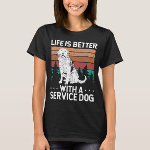 Service Dog Patch Emotional Support Animal for Dog T-Shirt