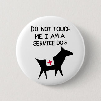 Service Dog Pinback Button