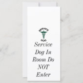 Service dog tag (Front)