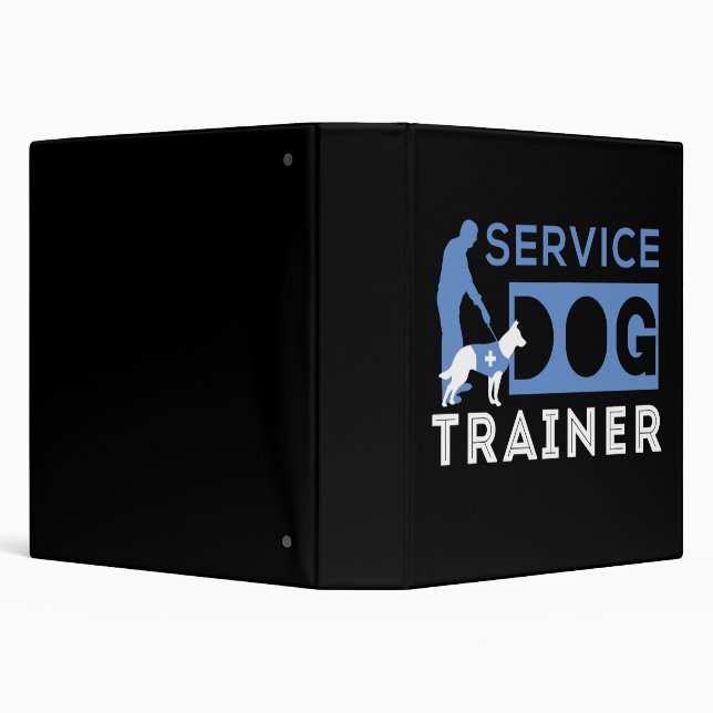 Service Dog Trainer 3 Ring Binder (Background)