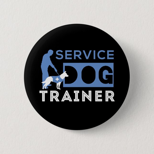 Service Dog Trainer Button (Front)