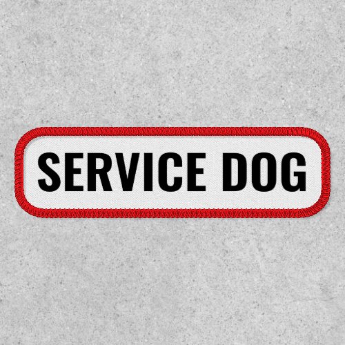 Service Dog Velcro Dog Vest  Patch