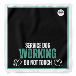 Service Dog Working (DO NOT TOUCH) Bandana