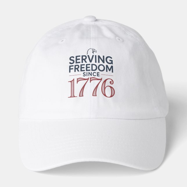 Service Freedom Since 1776 4th of July 250th Anniv Hat (Front)