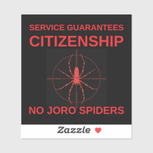 Service Guarantees Citizenship Joro Sticker