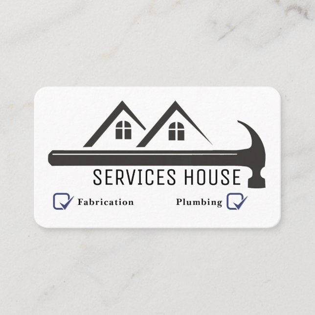 SERVICE HOUSE BUSINESS CARD (Front)