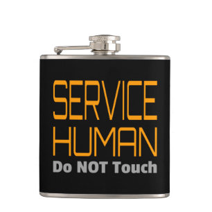 Service Human Funny Flask