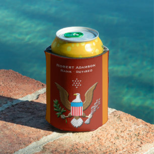 Service in the Marines personalized Can Cooler