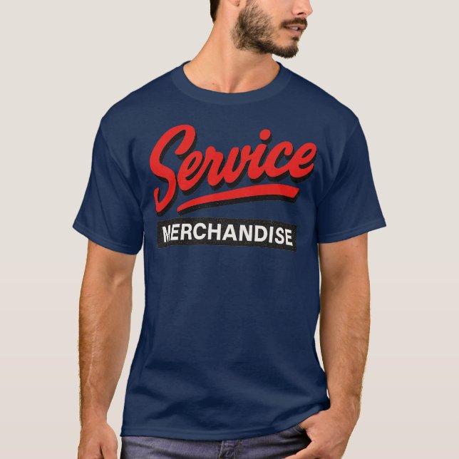 Service Merchandise Retro 80s T-Shirt (Front)