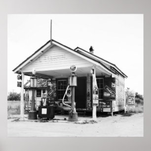 SERVICE STATION - NORTH CAROLINA - 1939 POSTER