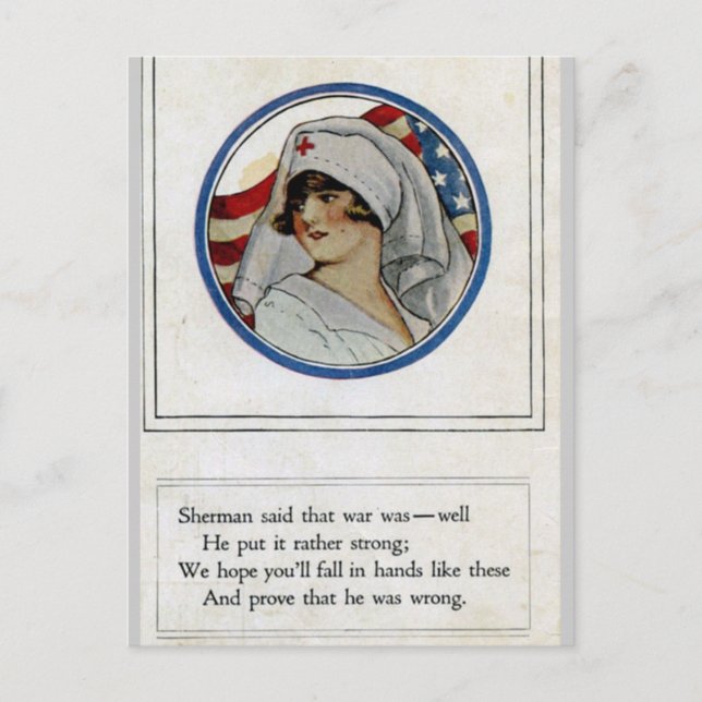 Serviceman/Nurse Postcard (Front)