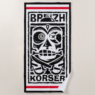 Serviette De Plage Tiki Breizh Korser Beach Towel