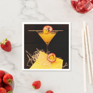 Serviette - Motive Cocktail Vodka Passion fruit Napkins