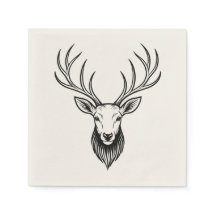 Serviette with shepherd's head - elegance from the
