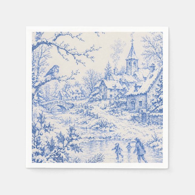 Serviettes en papier, Standard Cocktail Napkins (Front)