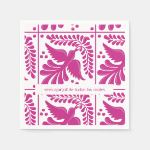 servilleta de papel diseño mexicano napkins
