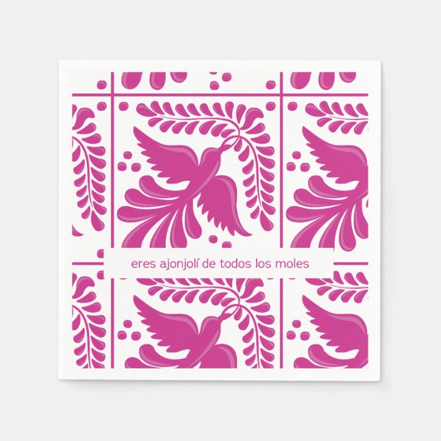 servilleta de papel diseño mexicano napkins (Front)