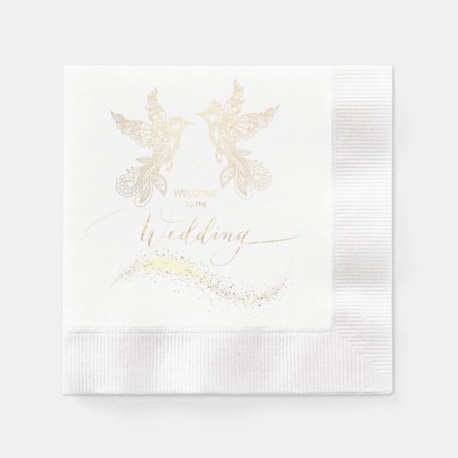 Servilleta de papel para boda napkins (Front)
