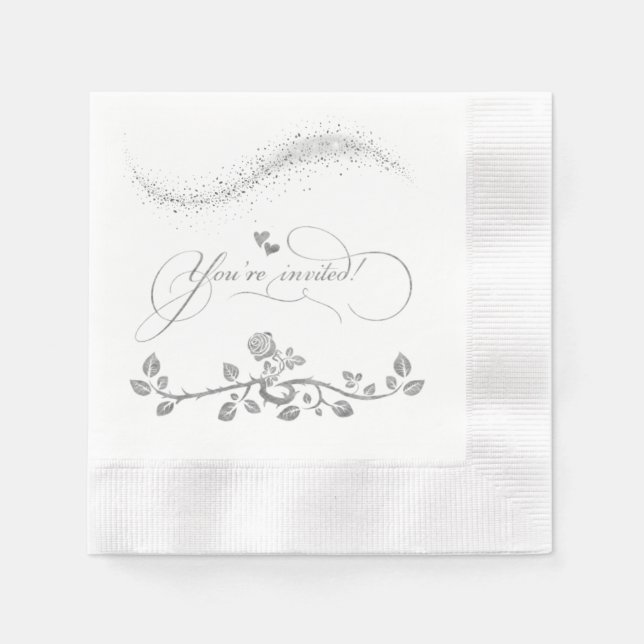 Servilleta de papel para boda napkins (Front)