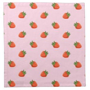 Servilleta De Tela Strawberries Cloth Napkin