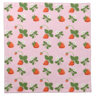 Servilleta De Tela Strawberries Cloth Napkin