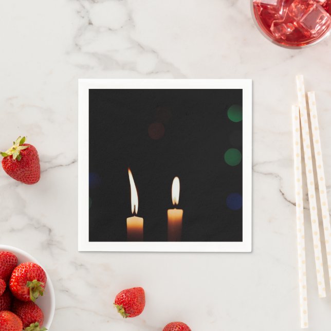 Servilleta personalizada con fotografía bokeh napkins (Insitu)