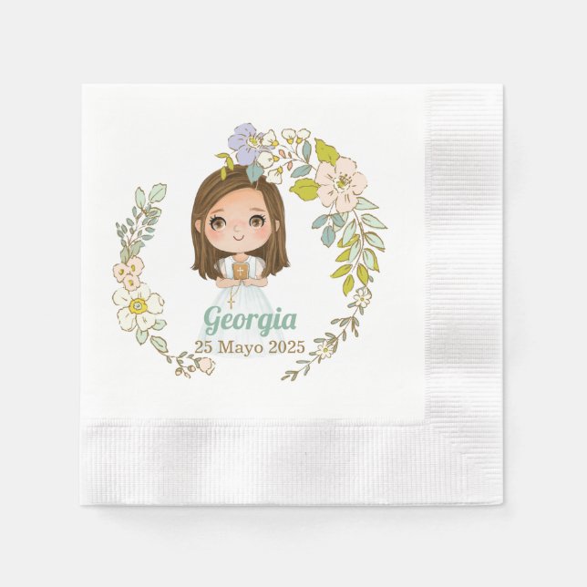 Servilletas Primera Comunión GEORGIA Napkins (Front)