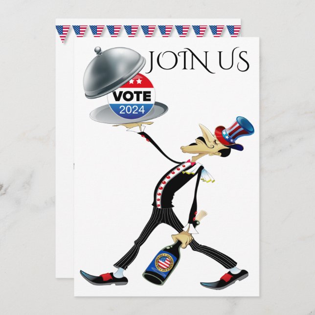 Serving Election 2024 Invitation (Front/Back)
