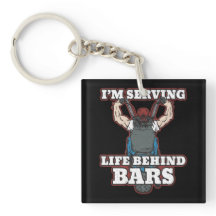 Serving Life Behind Bars Biker Dude