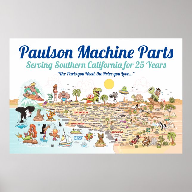 Serving SoCal Custom Poster (Front)