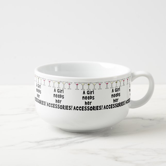 SERVING SOUP BOWLS - A GIRL NEEDS HER ACCESSORIES (Left)