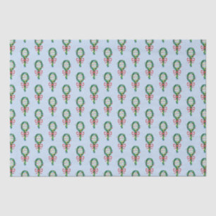 Serving This Christmas Tennis Racket Wreaths  Tissue Paper